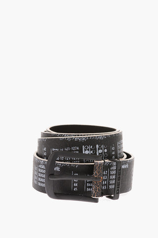 Cracked Leather B-DERUB Belt