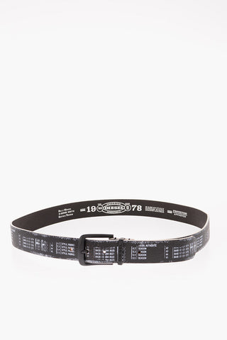 Cracked Leather B-DERUB Belt