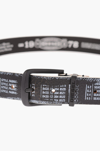 Cracked Leather B-DERUB Belt