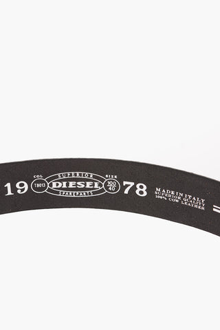 Cracked Leather B-REAL Belt