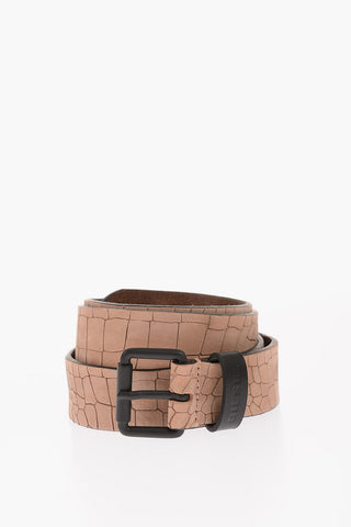 Crocodile Printed B-CROCO Belt