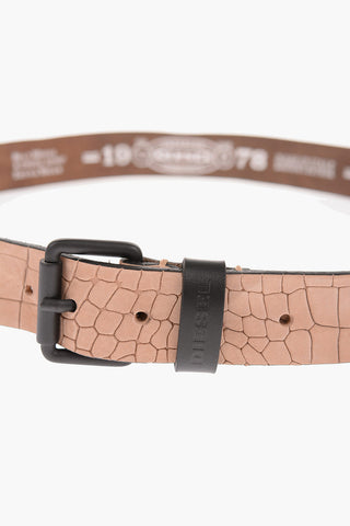 Crocodile Printed B-CROCO Belt