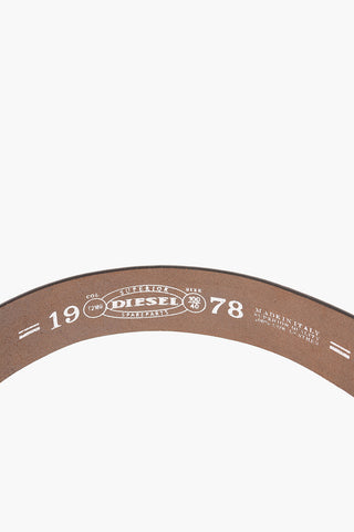 Cracked Leather B-REAL Belt