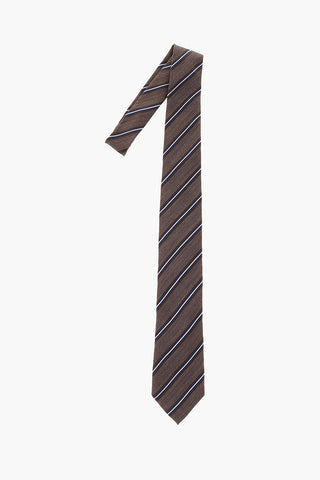 CC COLLECTION Silk Regimental Striped Tie