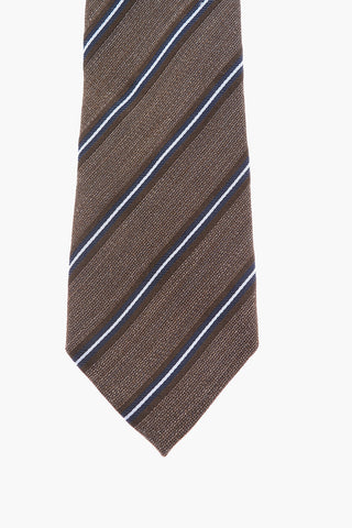 CC COLLECTION Silk Regimental Striped Tie