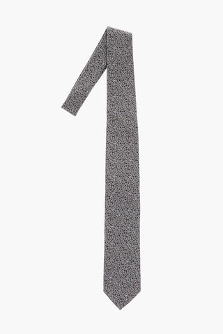 CC COLLECTION Floral Printed Cotton New Standard Tie 