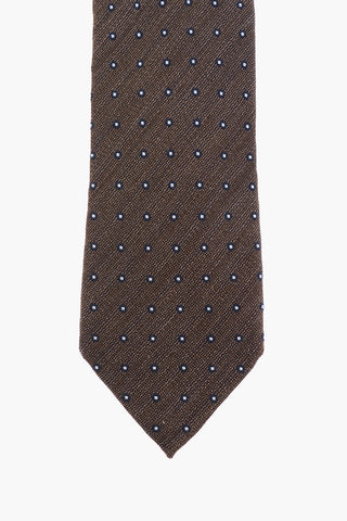 CC COLLECTION Polka Dot Silk New Standard Tie 