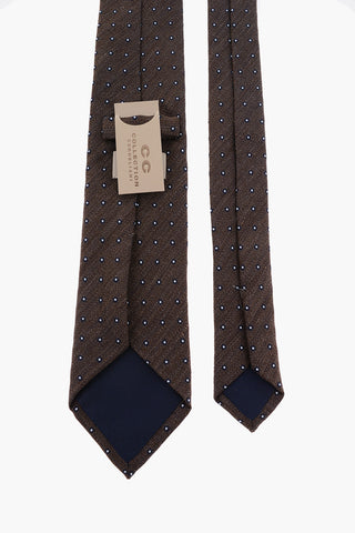 CC COLLECTION Polka Dot Silk New Standard Tie 