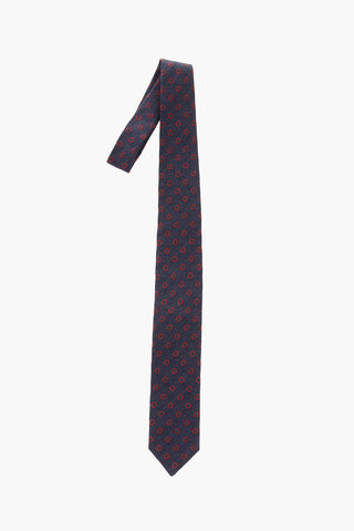 CC COLLECTION Geometrical Embroidered New Standard Tie