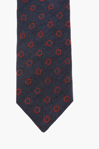 CC COLLECTION Geometrical Embroidered New Standard Tie