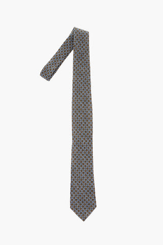CC COLLECTION Printed Wool New Standard Tie 