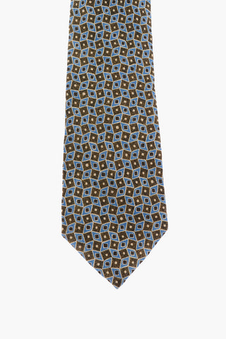 CC COLLECTION Printed Wool New Standard Tie 