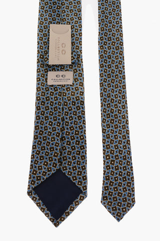 CC COLLECTION Printed Wool New Standard Tie 