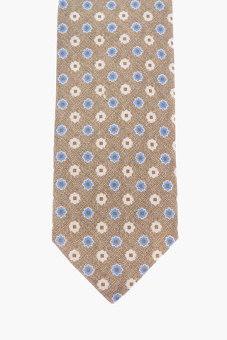 CC COLLECTION Floral Linen New Standard Tie