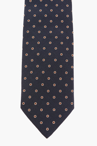 CC COLLECTION Polka Dot Embroidered New Standard Tie