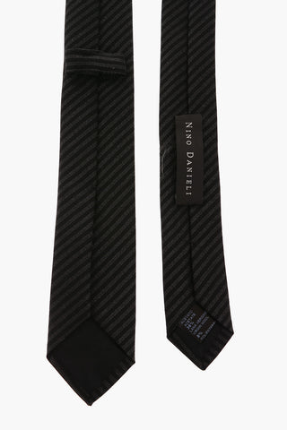 Lurex Regimental Striped Skinny Tie