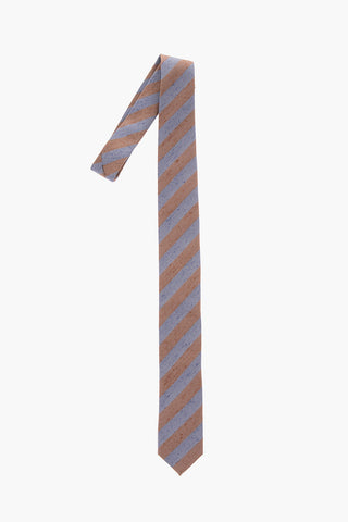CC COLLECTION Silk Diagonal Striped Tie