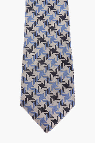 CC CORNELIANI Pocket Square Embroidered Narrow Tie 