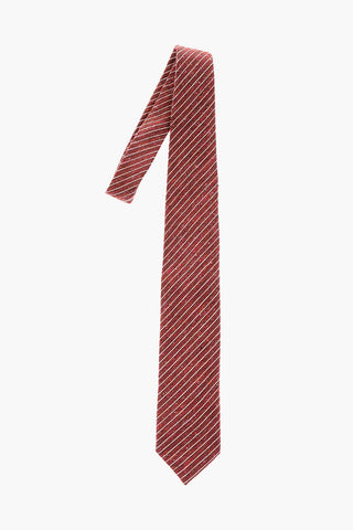 Silk Blend Striped Tie