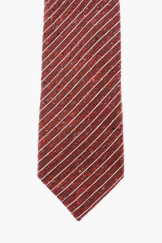 Silk Blend Striped Tie