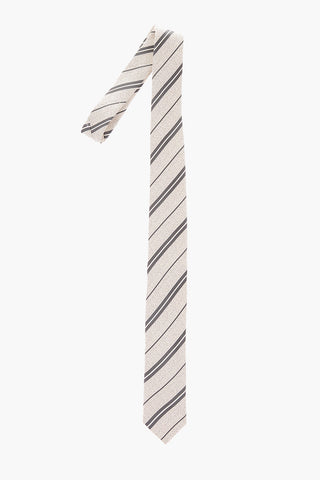 CC COLLECTION Silk Regimental Striped Tie 