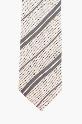 CC COLLECTION Silk Regimental Striped Tie 
