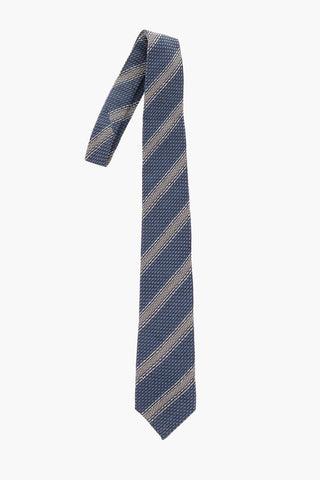 Crochet Regimental Striped Tie