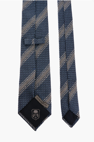 Crochet Regimental Striped Tie