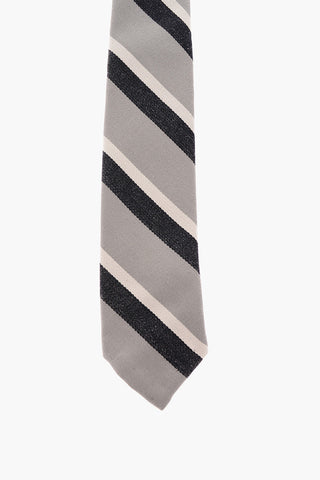 Cravatta Skinny Regimental Striped