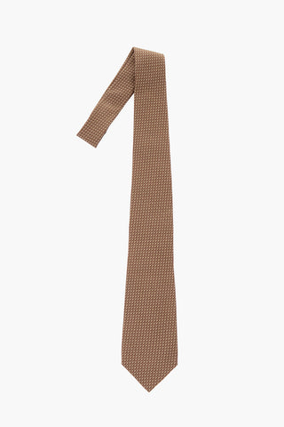 Printed Silk Traditional Tie