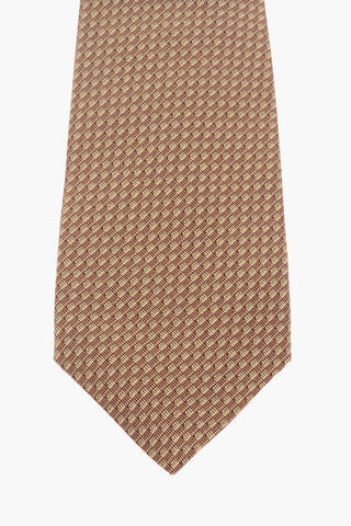 Printed Silk Traditional Tie