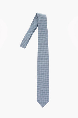 Silk District Check Slim Tie