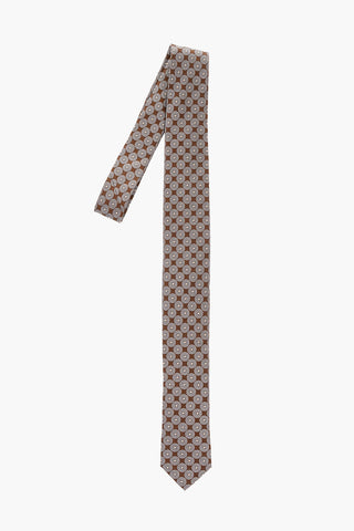 CC COLLECTION Printed Silk New Standard Tie