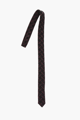 TREND Cravatta a Pois in Seta 