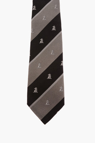 Printed Silk Regimental Tie 