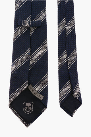 regimental striped Jacquard Tie