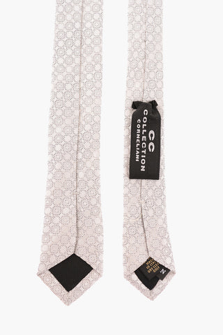 CC COLLECTION Cravatta Jacquard in Seta