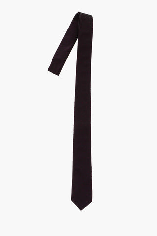 TREND Polka Dot Embroidered Skinny Tie 