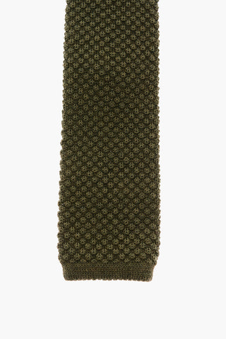 Wool Tricot Tie 