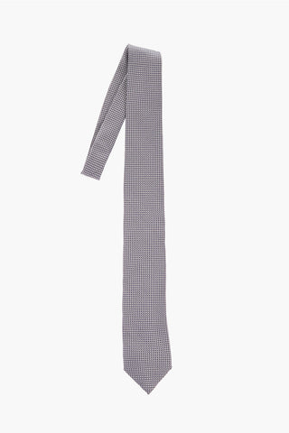 Embroidered Silk Pocket Square Tie 