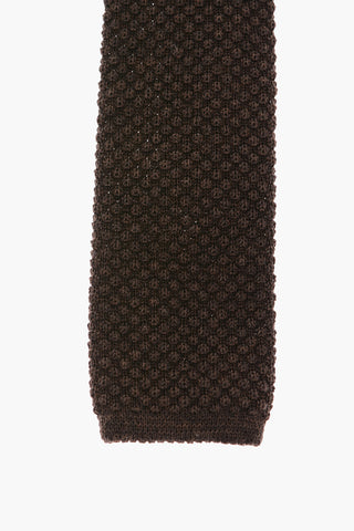Wool Tricot Tie
