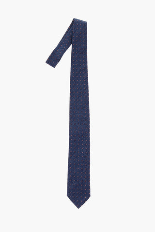 CC COLLECTION Polka Dot Silk New Standard Tie 