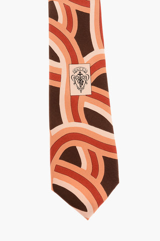 Printed Silk Kipper Tie 