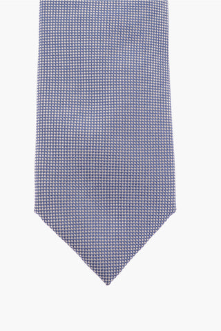 Silk Pin Check Pocket Square Tie 