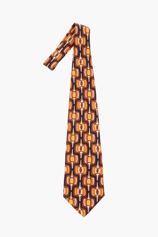 Printed Silk Kipper Tie