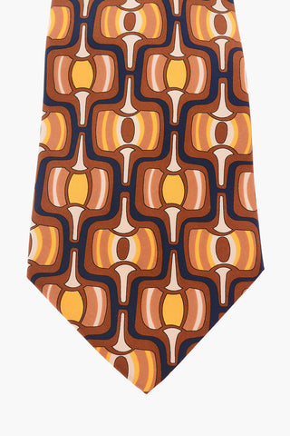 Printed Silk Kipper Tie