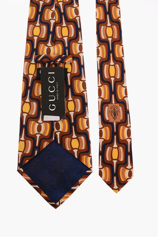 Printed Silk Kipper Tie