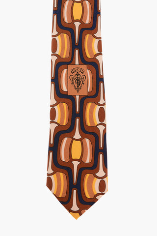 Printed Silk Kipper Tie