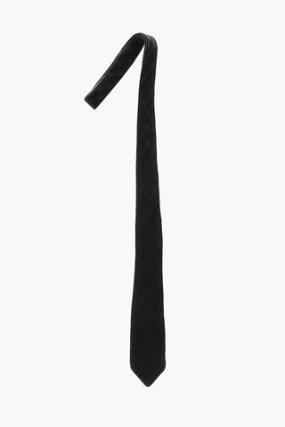 Cravatta Skinny in Lana e Seta 