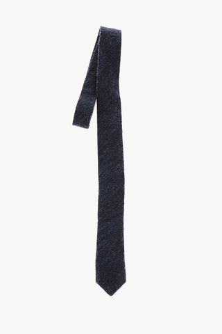 Wool Blend Skinny Tie 